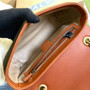 Gucci GG 443497 Marmont small shoulder handbag brown