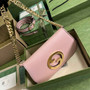 Gucci 699268 Blondie shoulder bag Pink leather