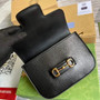 Gucci 675801 Horsebit 1955 lizard mini bag black leather - Default Title - View 7