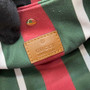 Gucci GG Emblem small bucket bag 815118 in beige and dark brown fabric