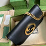 Gucci 699268 Blondie shoulder bag Black leather