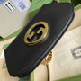 Gucci 699268 Blondie shoulder bag Black leather
