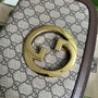 Gucci 699268 Blondie shoulder bag Brown GG Supreme canvas - Default Title - View 5