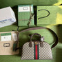 Gucci Savoy medium bowling bag 723309 Brown leather - Default Title - View 3