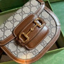 Gucci Horsebit 1955 rounded belt bag 760198 Brown leather - Default Title - View 6