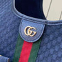Gucci Giglio large tote bag 853971 dark blue GG suede