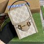 Gucci ‎‎625615 Horsebit 1955 mini bag beige GG Supreme - Default Title - View 1