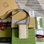 Gucci ‎‎625615 Horsebit 1955 mini bag beige GG Supreme - Default Title - View 3