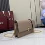 Gucci Dionysus wallet on chain ‎837373 in light pink leather