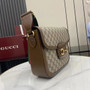 Gucci Horsebit 1955 medium shoulder bag, 700457 in brown leather