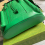 Gucci 625770 GG embossed backpack Green Leather - Default Title - View 6