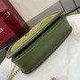 Gucci Blondie small shoulder bag in green suede 815715 - Default Title - View 4