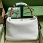 Gucci 746245 Diana large shoulder bag in white leather - Default Title - View 2