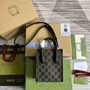 Gucci ‎‎‎671623 Mini tote bag with Interlocking G black - Default Title - View 3