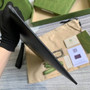 Gucci �?75317 GG Marmont leather pouch black leather silver