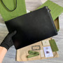 Gucci �?75317 GG Marmont leather pouch black leather silver