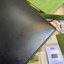 Gucci �?75317 GG Marmont leather pouch black leather silver