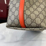 Gucci GG Emblem large tote bag 815213 in orange fabric