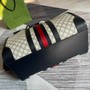 Gucci 724642 Savoy small duffle bag Beige and blue GG Supreme canvas - Default Title - View 7