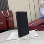 Gucci Imprint long wallet - Black GG Leather 835014