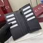 Gucci Imprint long wallet - Black GG Leather 835014