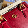 Gucci 702732 Diana mini tote bag Red leather - Default Title - View 6