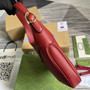 Gucci ‎636709 Jackie 1961 small natural grain bag Red natural grain leather - Default Title - View 4