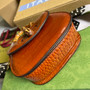 Gucci 686864 Bamboo 1947 mini top handle bag brown crocodile leather - Default Title - View 7