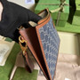 Gucci ‎GG pouch 672953 Beige and blue GG Supreme canvas - W30.5cm x H21cm x D1.5cm / Blue - View 7