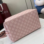 Gucci GG Emblem small bucket bag 815118 in pink fabric