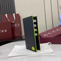 Gucci GG Marmont long wallet 835054 in black green soft leather - Default Title - View 4