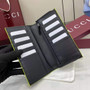 Gucci GG Marmont long wallet 835054 in black green soft leather - Default Title - View 5
