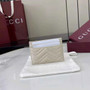 Gucci GG Marmont card case ‎443127 in white leather - Default Title - View 3