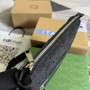 Gucci ‎406410 GG embossed messenger bag black - Default Title - View 7