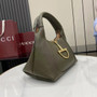Gucci Softbit medium top handle bag, 837467 in green leather