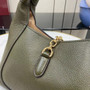 Gucci Softbit medium top handle bag, 837467 in green leather