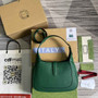 Gucci ‎636709 Jackie 1961 small natural grain bag green natural grain leather - Default Title - View 3