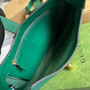 Gucci ‎636709 Jackie 1961 small natural grain bag green natural grain leather - Default Title - View 8