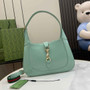 Gucci Jackie small shoulder bag in light blue patent leather 782849 - Default Title - View 1