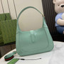 Gucci Jackie small shoulder bag in light blue patent leather 782849