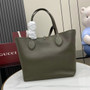 Gucci Totissima large reversible tote bag �?39112 Green leather