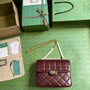Gucci Deco small shoulder bag in Dark Red leather �?40834
