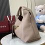 Gucci Softbit maxi shoulder bag, ‎837466 in taupe leather
