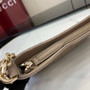 Gucci GG Emblem super mini bag 815278 in taupe leather
