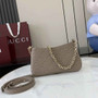Gucci GG Emblem super mini bag 815278 in taupe leather