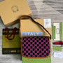 Gucci 602204 Horsebit 1955 shoulder bag plum with brown leather - Default Title - View 2