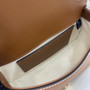 Gucci Blondie mini shoulder bag in  cotton canvas brown leather 815700 - Default Title - View 7
