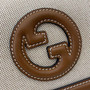 Gucci Blondie mini shoulder bag in  cotton canvas brown leather 815700 - Default Title - View 5