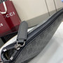 Gucci GG Emblem small business case, 821156 in black fabric