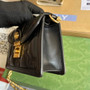 Gucci 724499 GG matelassé small top handle bag black leather - W18cm x H13cm x D6.5cm / Black - View 7